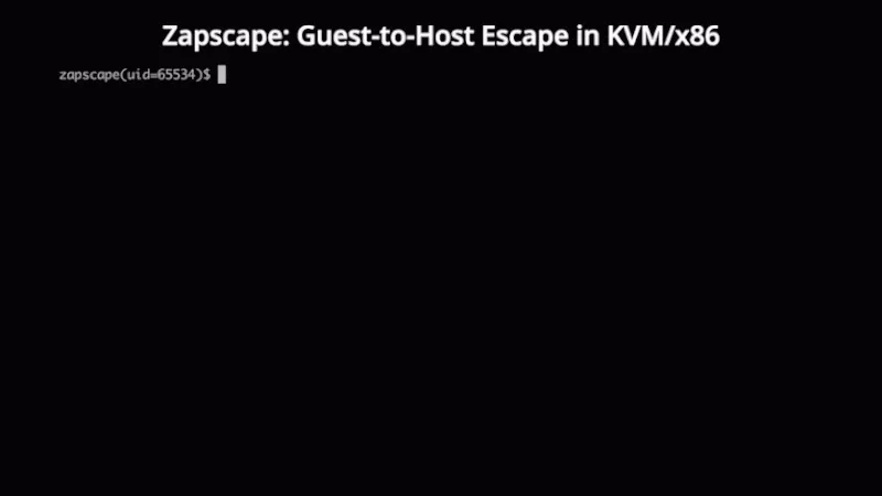 CVE-2026-64561: Zapscape KVM Flaw Allows Guest VM Escape