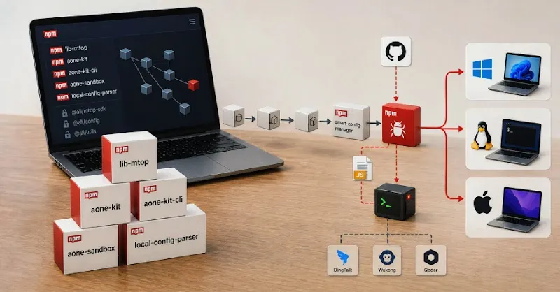 Malicious npm Packages Deliver Cross-Platform RAT to Alibaba Users