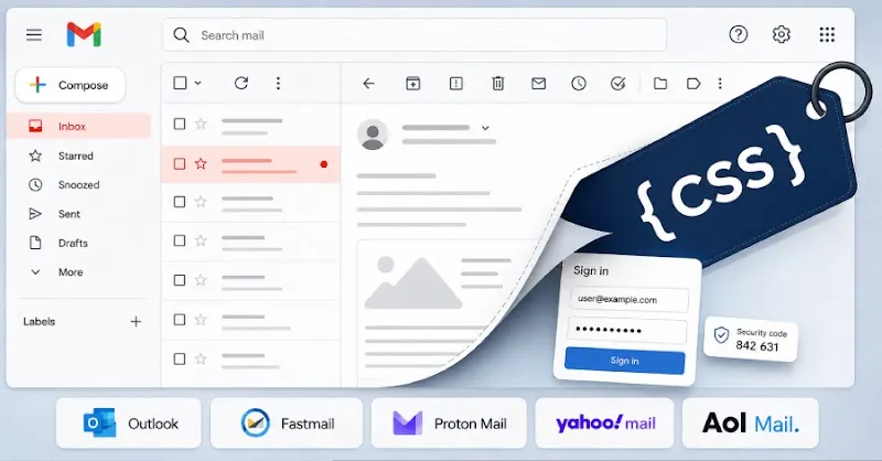 New CSS Attacks Break Webmail Interfaces to Steal Credentials