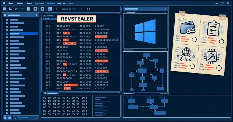 REVSTEALER Modules Disable Defenses, Deploy Miner, Steal Data